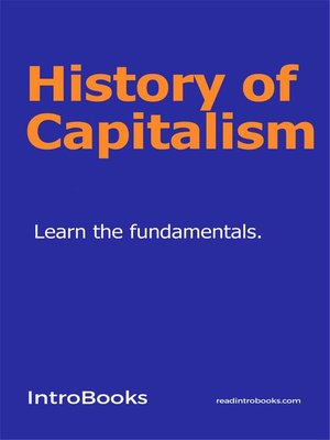 cover image of History of Capitalism